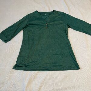Green Tunic Top